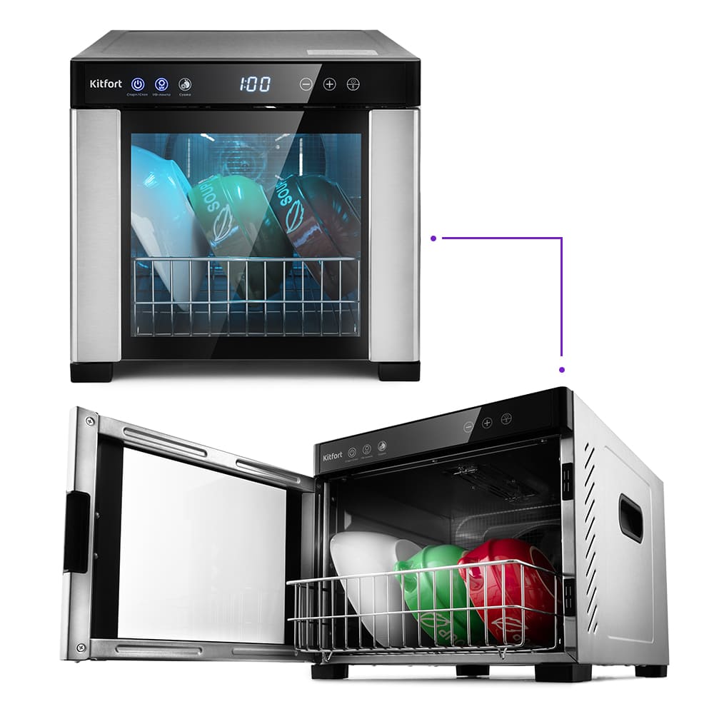 Электросушка для продуктов KITFORT КТ-1916 (с УФ-лампой) - купить в Донецке  | интернет-магазин Бери короткий номер ☎️ 533