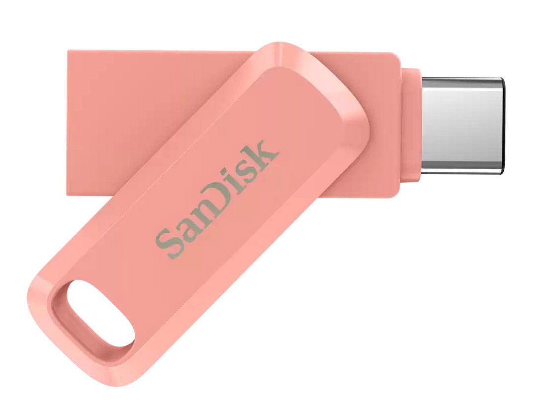 Флеш диск SanDisk Ultra Dual Drive Go 64GB USB3.1+TypeC pink - купить в  Донецке | интернет-магазин Бери короткий номер ☎️ 533