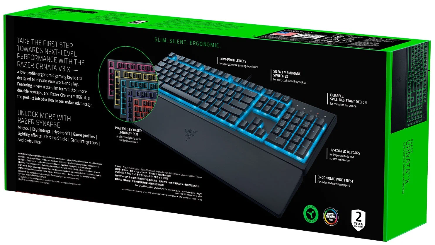 Игровая клавиатура Razer Ornata V3 X (RZ03-04470800-R3R1)