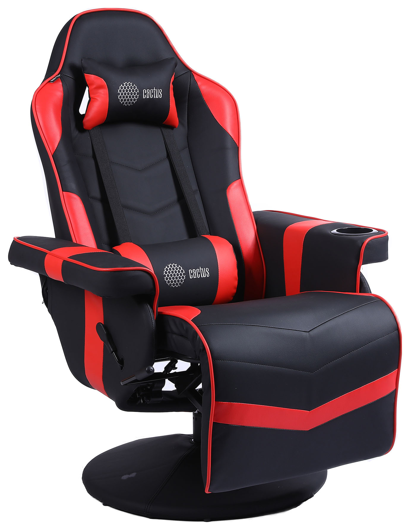 Купить Кресло-диван игровое Cactus CS-CHR-GS200BLR черный/красный с ...