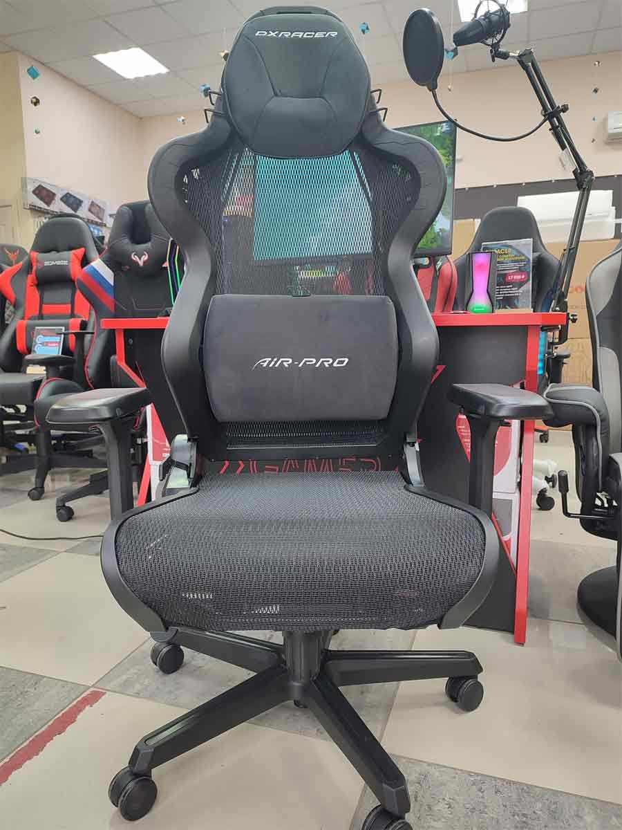 Купить Дышащее игровое кресло DXRacer AIR PRO из черной сетки в Донецке ДНР  | интернет-магазин Бери короткий номер ☎️533