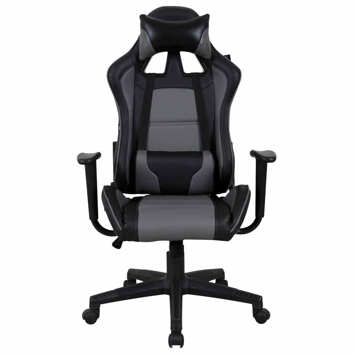 Купить Игровое кресло Brabix GT Racer GM-100 экокожа black-grey в ...