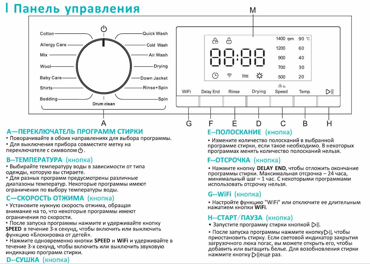 Стиральная машина с сушкой Viomi Master 2 инверторная, с Алисой