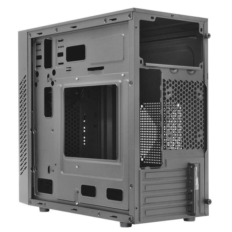 Корпус Ginzzu D350 MiniTower/mATX/RGB без вентиляторов