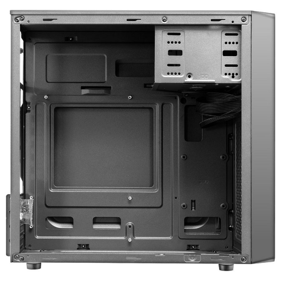 Корпус Ginzzu D380 MiniTower/mATX/RGB без вентиляторов