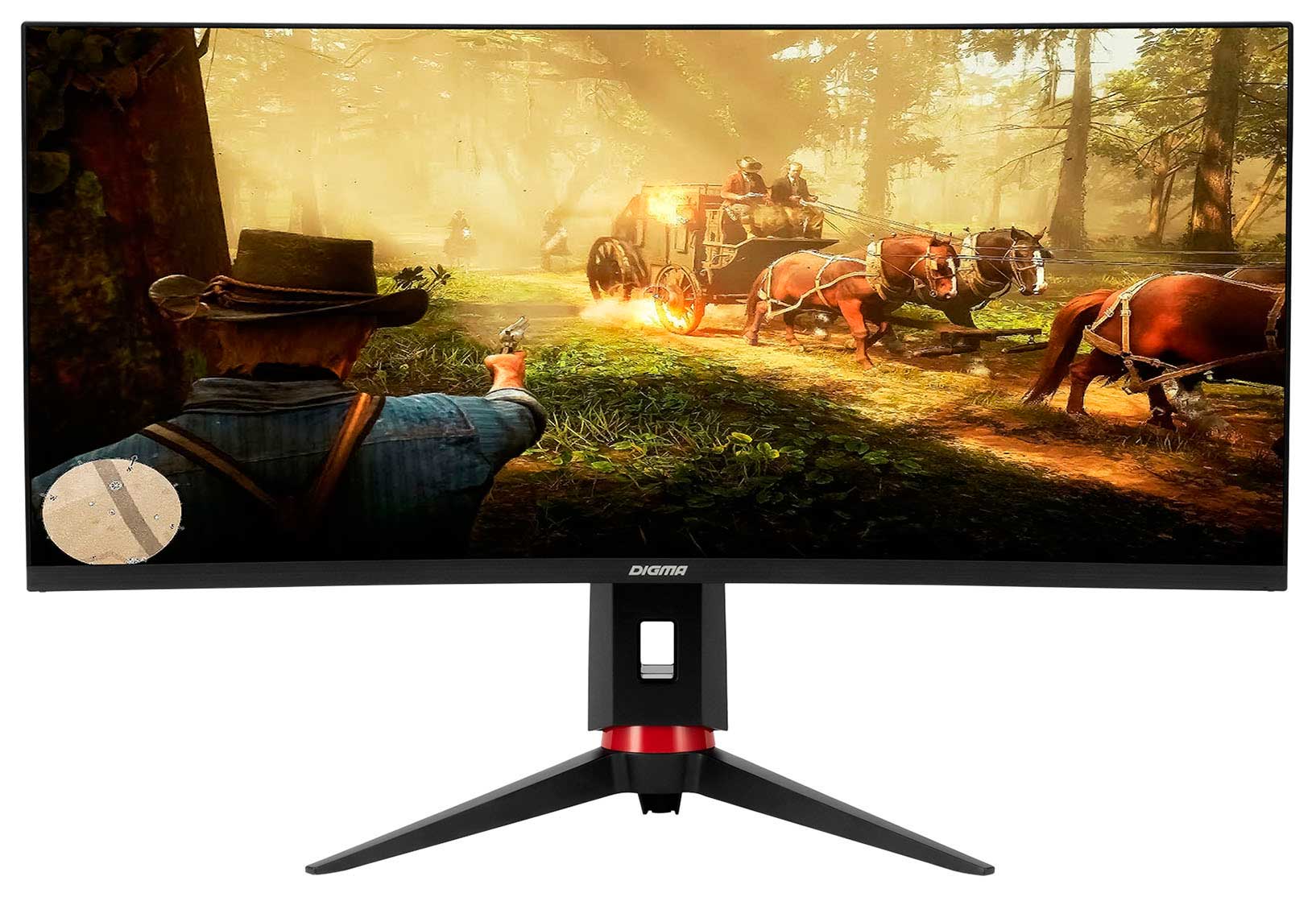 Игровой монитор Digma 34 дюйма Gaming DM-MONG3410 изогнутый