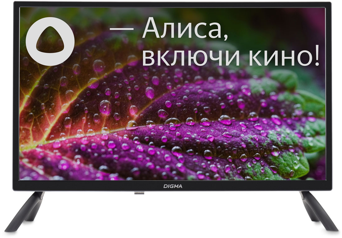 Телевизор 24 дюйма Digma DM-LED24SBB31с Яндекс ТВ