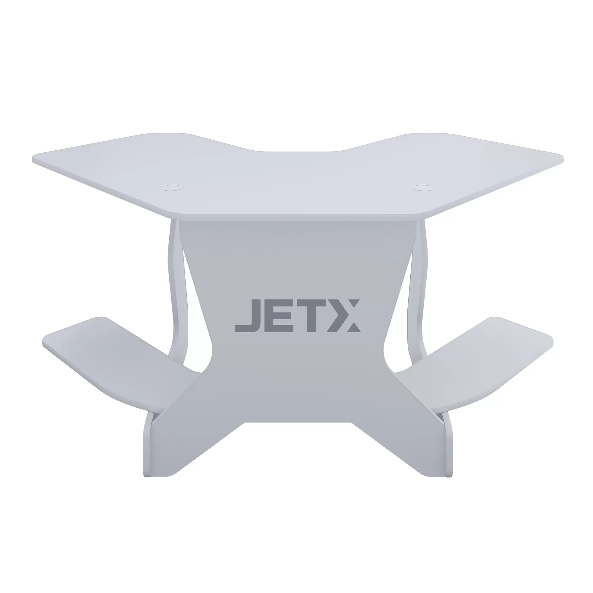 Стол компьютерный игровой угловой VMMGAME JETX LIGHT WHITE SF-1WWE