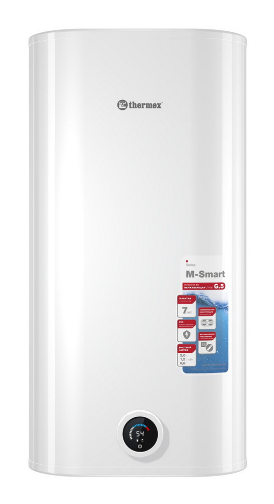 Электроводонагреватель (бойлер) 80 литров с сухим ТЭНом THERMEX MS 80 V pro